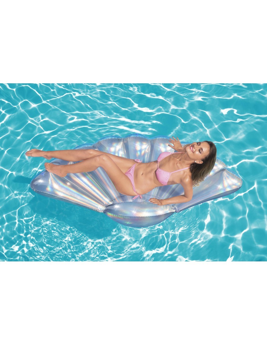 Matelas Gonflable Iridescent Coquillage 180X112CM - Bestway BestWay Baignade et jeu de piscine