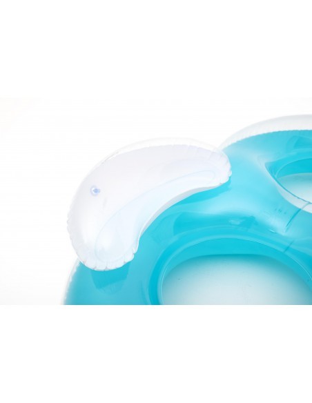 Bouée 2 Places Ronde + Dossier Double Ring 188X117CM - Bestway BestWay Baignade & jeu de piscine