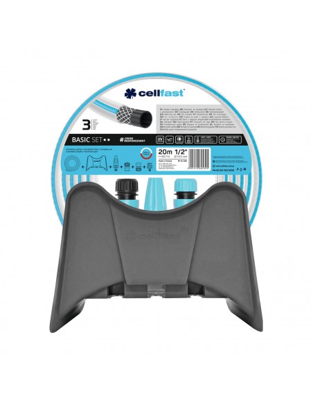 Kit tuyau arrosage Ø12.5mm X 20m - Cellfast Cellfast Tuyaux