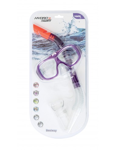 Set 2 Pièces Masque + Tuba Pike 7/13Ans - Bestway BestWay Baignade et jeu de piscine