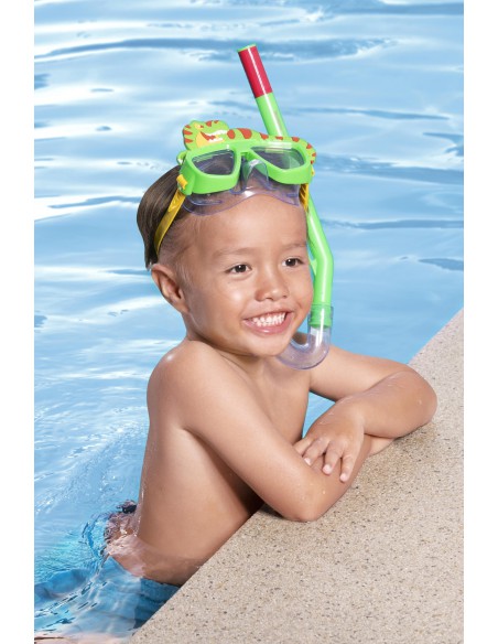 Masque Et Tuba Lil Animal Enfants 3/6 Ans - Bestway BestWay Baignade et jeu de piscine