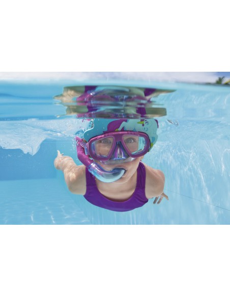 Masque Et Tuba Lil Animal Enfants 3/6 Ans - Bestway BestWay Baignade et jeu de piscine