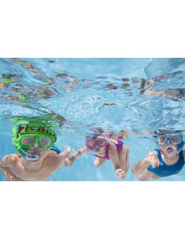 Masque Et Tuba Lil Animal Enfants 3/6 Ans - Bestway BestWay Baignade et jeu de piscine