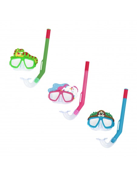 Masque Et Tuba Lil Animal Enfants 3/6 Ans - Bestway BestWay Baignade et jeu de piscine