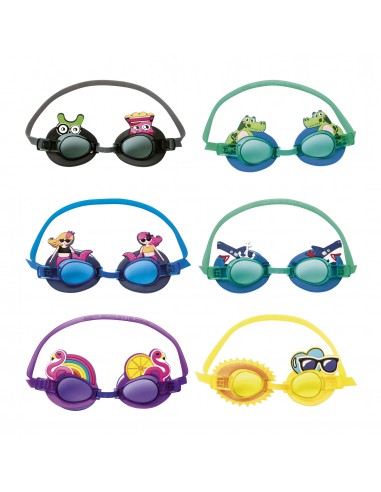 Lunettes De Natation Enfants 3/6 Ans Emoticons - Bestway BestWay Baignade et jeu de piscine