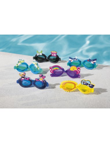 Lunettes De Natation Enfants 3/6 Ans Emoticons - Bestway BestWay Baignade et jeu de piscine