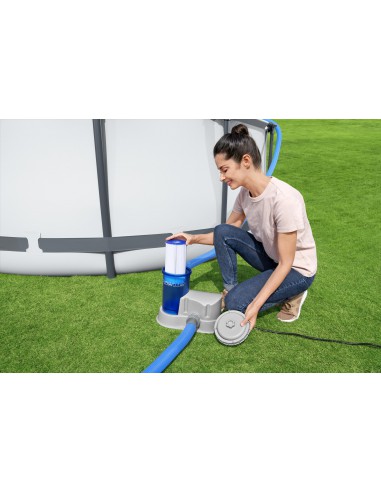 Pompe De Filtration à Cartouche Type III 5678L/H - Flowclear BestWay Filtres et pompes de piscine