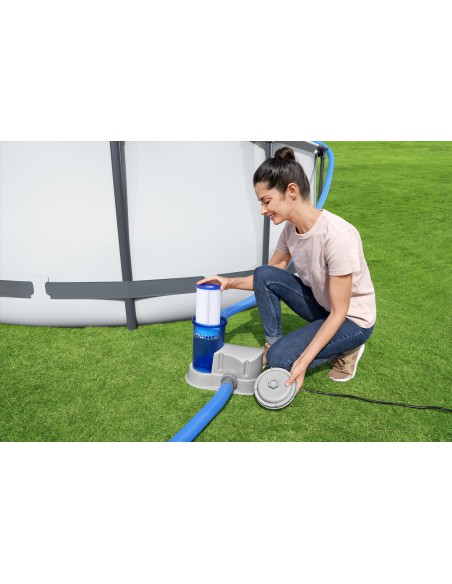 Pompe De Filtration à Cartouche Type III 5678L/H - Flowclear BestWay Filtres et pompes de piscine