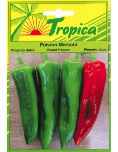 Graines de Poivron Marconi - Tropica Tropica Graines du potager