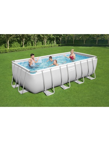 Kit Piscine tubulaire rectangulaire - L.488 x l.244 x H.122 cm - Bestway BestWay Piscines