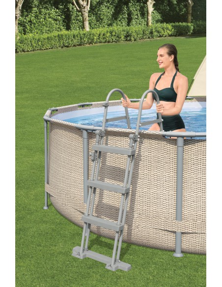 Kit Piscine tubulaire Ø 396 x H.107 cm + Auvent - Bestway BestWay Piscines