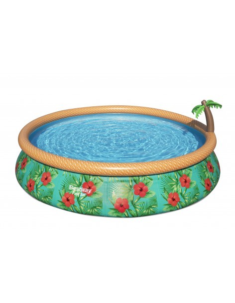 Piscine autoportante - Fast Set Motif Tropical - Ø 457 x H.84 cm - Bestway BestWay Piscine