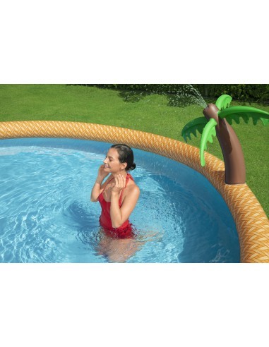 Piscine autoportante - Fast Set Motif Tropical - Ø 457 x H.84 cm - Bestway BestWay Piscine