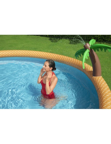 Piscine autoportante - Fast Set Motif Tropical - Ø 457 x H.84 cm - Bestway BestWay Piscine