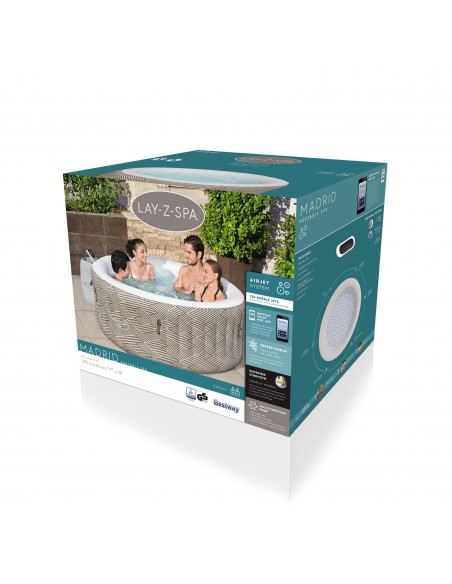 Spa rond Madrid - Lay-z-Spa BestWay Spas gonflables