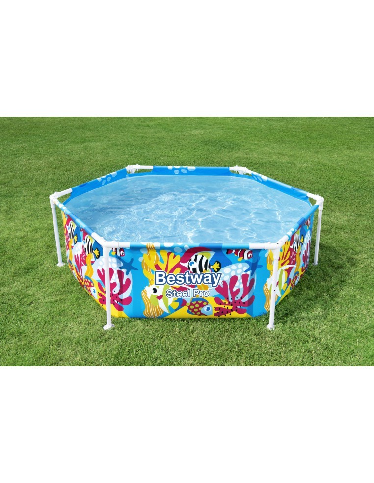 Piscine tubulaire avec tonnelle - Ø 183 x H.51 cm - Bestway BestWay Piscines