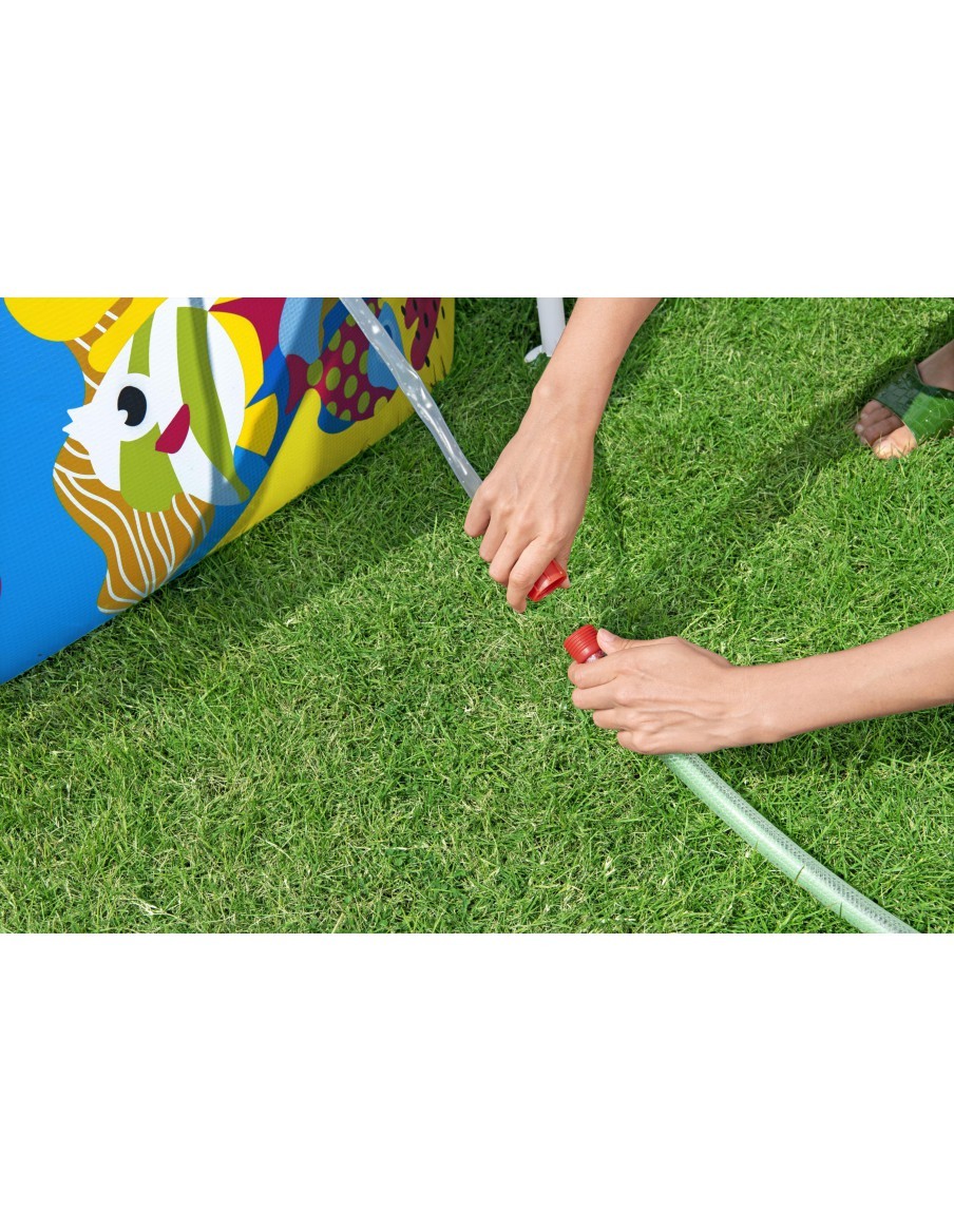 Piscine tubulaire avec tonnelle - Ø 183 x H.51 cm - Bestway BestWay Piscines