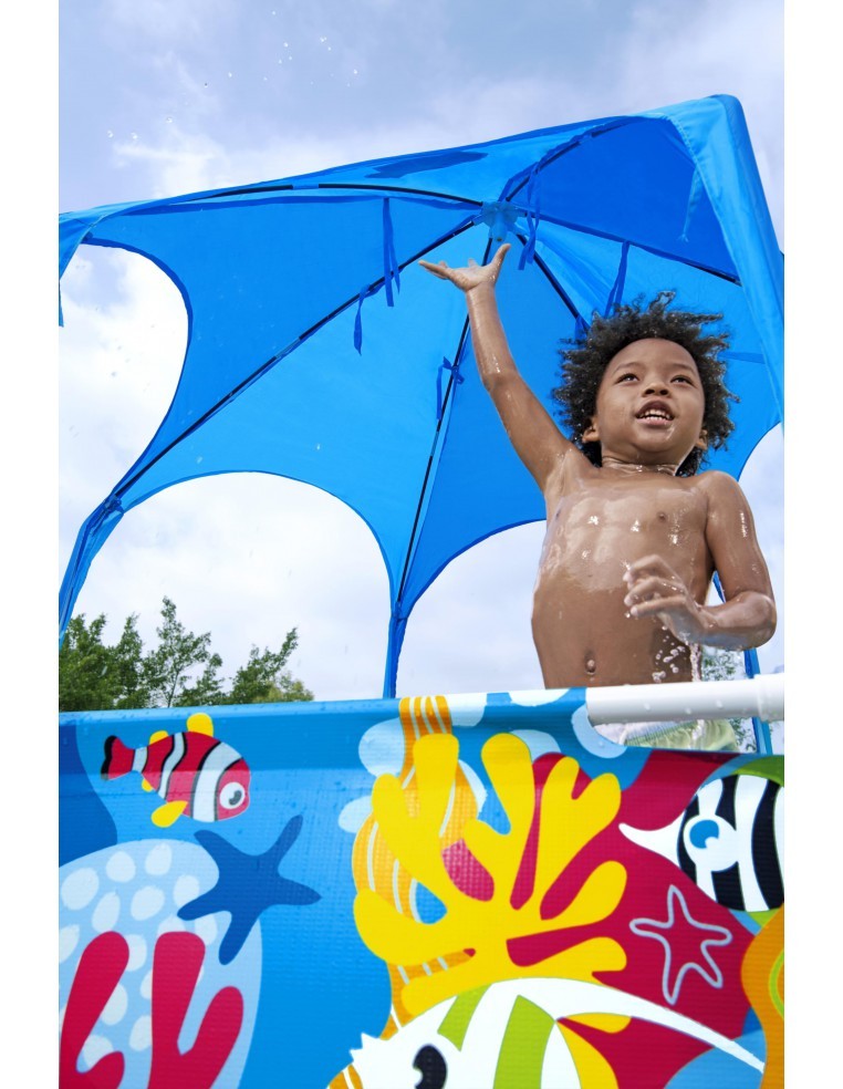 Piscine tubulaire avec tonnelle - Ø 183 x H.51 cm - Bestway BestWay Piscines