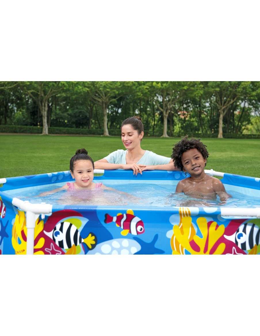 Piscine tubulaire avec tonnelle - Ø 183 x H.51 cm - Bestway BestWay Piscines