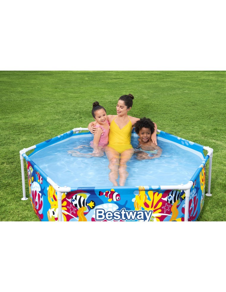 Piscine tubulaire avec tonnelle - Ø 183 x H.51 cm - Bestway BestWay Piscines