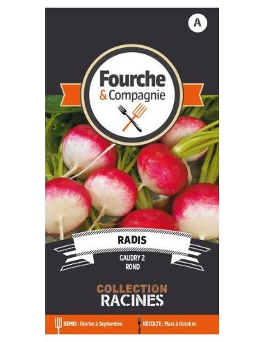 Graines de Radis Gaudry - Fourche & Compagnie Fourche & Compagnie Graines du potager