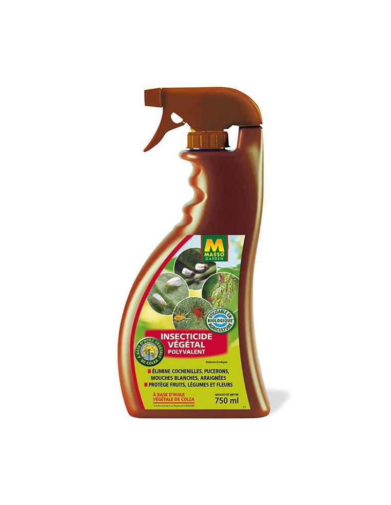 Insecticide Végétal Polyvalent UAB 750ml - Masso Masso Garden Insecticide naturel