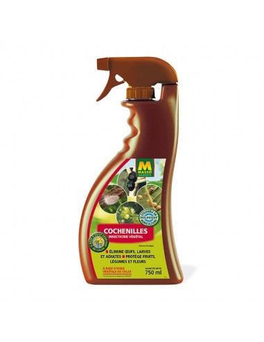 Insecticide Végétal Cochenilles UAB 750ml - Masso Masso Garden Insecticide naturel