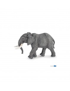 Figurine Éléphant D'Afrique Trompe Baissée - Papo Papo Figurines