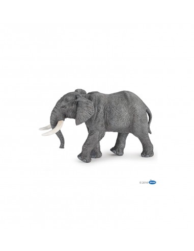 Figurine Éléphant D'Afrique Trompe Baissée - Papo Papo Figurines