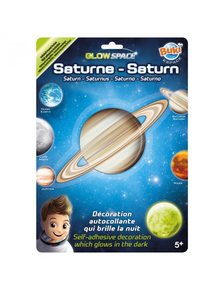 Planète Saturne Phosphorescente - Buki Buki France Jeux éducatifs