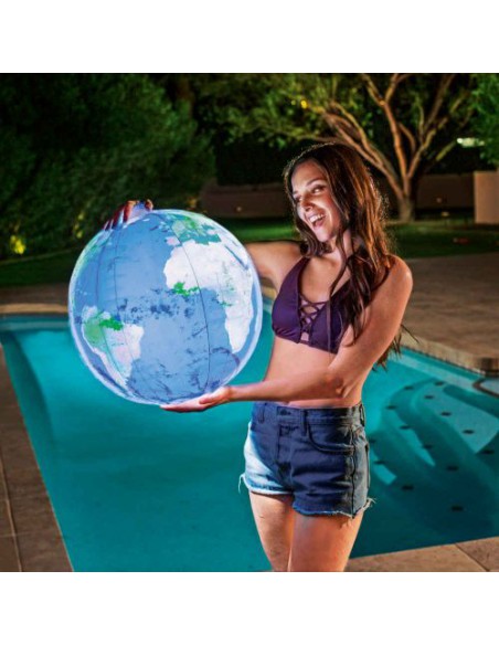 Ballon De Plage Globe Terrestre Lumière LED - Bestway BestWay Baignade et jeu de piscine