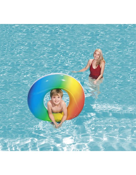Bouée Rainbow Swing D.91cm Assorti - Bestway BestWay Baignade et jeu de piscine