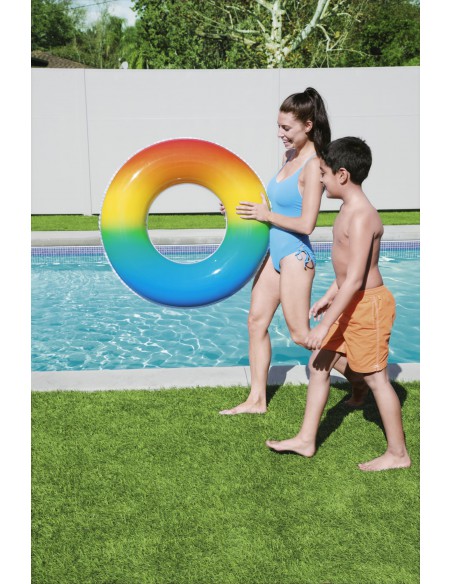 Bouée Rainbow Swing D.91cm Assorti - Bestway BestWay Baignade et jeu de piscine