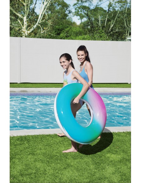 Bouée Rainbow Swing D.91cm Assorti - Bestway BestWay Baignade et jeu de piscine