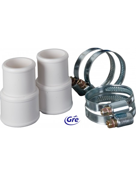 2 Liaisons Tuyaux Flottants ø38/ø32mm - Gré Gré Accessoires Piscine Hors-Sol