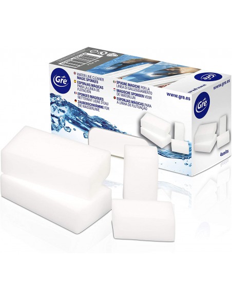 Lot de 4 Gommes - Gré Gré Nettoyage piscine et spa