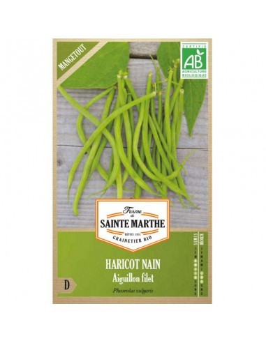 Haricot Vert Nain Aiguillon Bio - Saint Marthe La Ferme Sainte Marthe Graines du potager