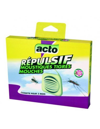 Cassette insecticide Mouche/ Moustiques - Acto Acto Anti-nuisible naturel