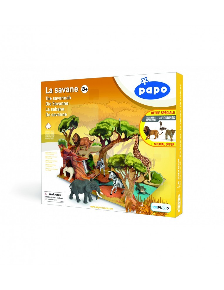 Coffret Savane - Papo Papo Figurines