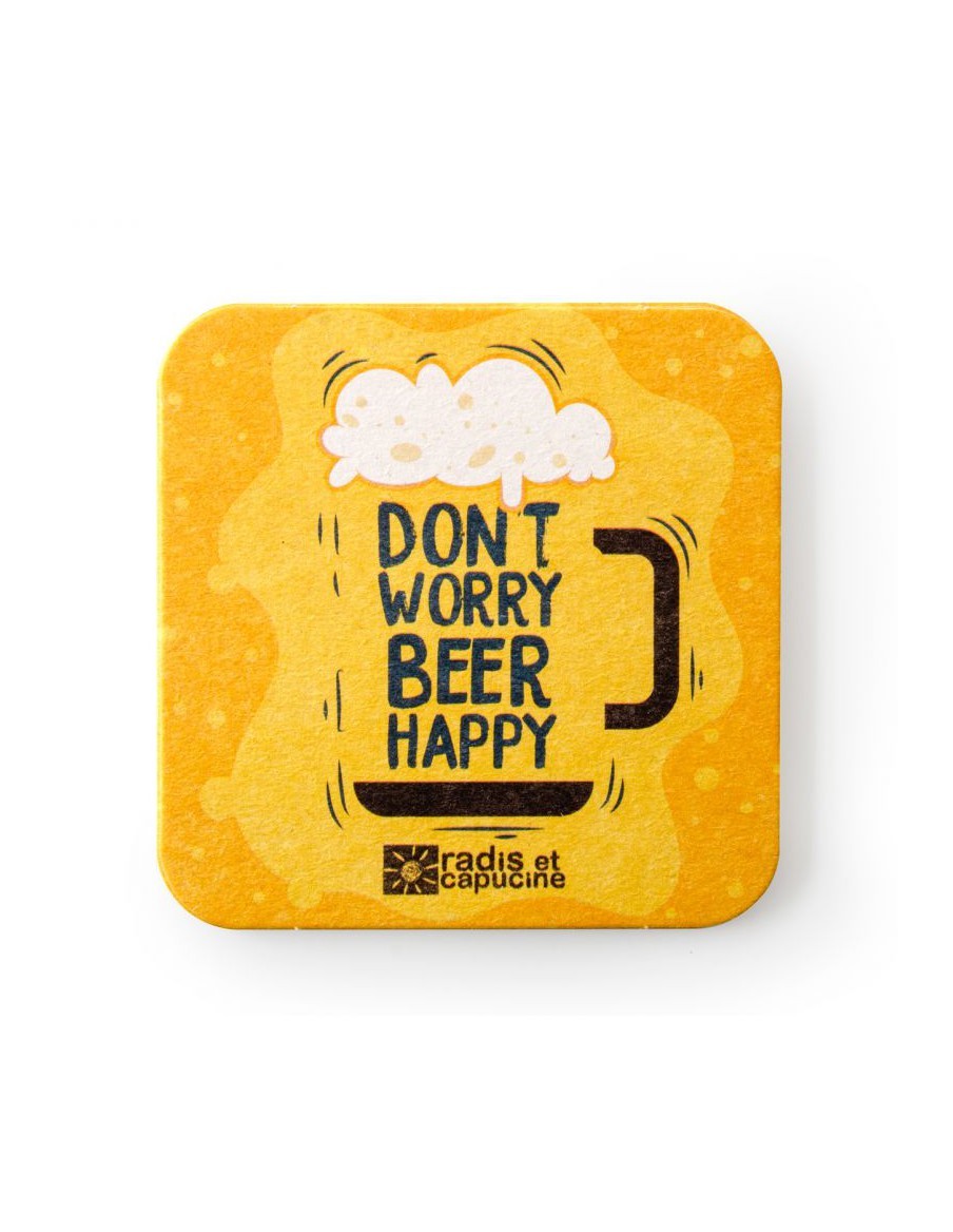 Lot de 20 sous-verre - Radis et capucine Radis et Capucine Kit à bière maison