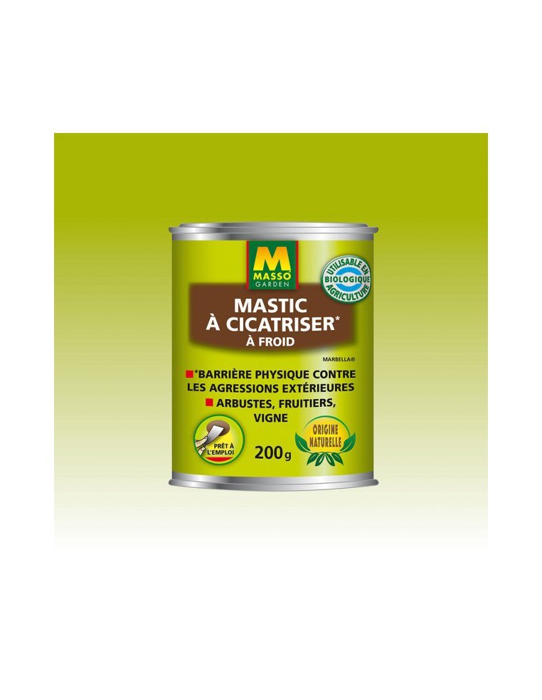 Mastic à cicatriser à froid 200Gr - Masso Masso Garden Soin des plantes