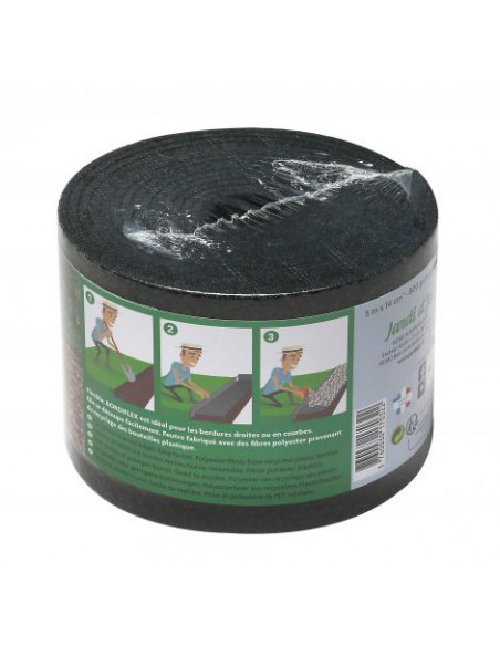 Bordure Souple Bordiflex 5mx14cm - Jardi D'jo  Film, toile de paillage et nappe anti-herbe