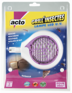 Lampe Led Uv Grill'Insectes - Acto Acto Anti-nuisible naturel