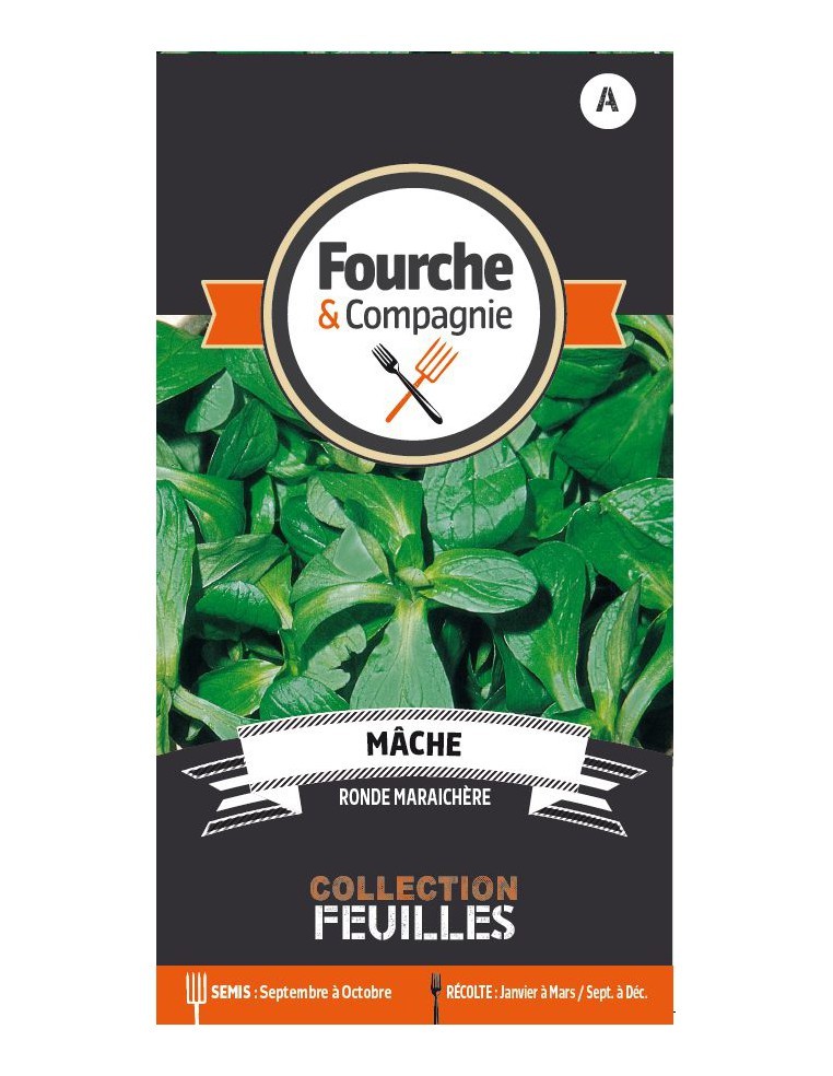 Graines de Mâche Ronde Maraichère - Fourche & Compagnie Fourche & Compagnie Graines du potager