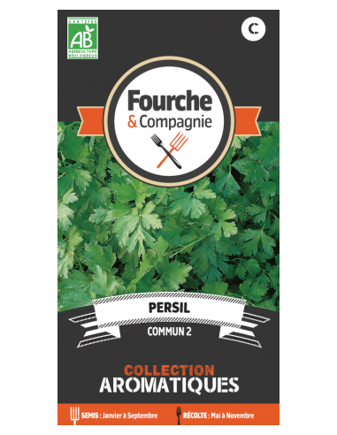 Persil Commun Bio - Fourche & Compagnie Fourche & Compagnie Graines aromatiques