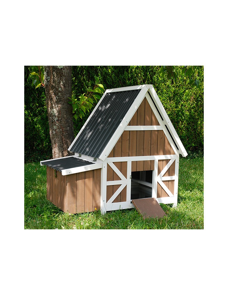 Poulailler Chicken Coop L.105 x l.65 x H.102 cm - LIFLAND Lifland Poulailler