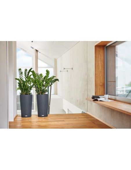 Clindro color - Lechuza Lechuza Pot et bac en plastique rond