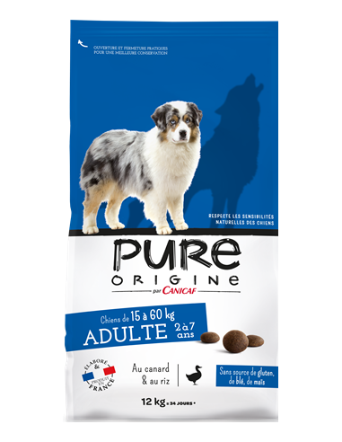 Croquette Chien +15Kg Canard 12Kg - Pure Origine Pure Origine Alimentation et croquette