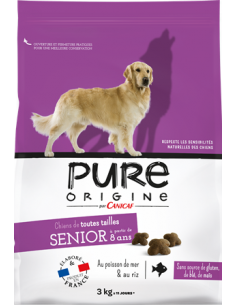 Croquette Chien Senior Poisson 3Kg - Pure Origine Pure Origine Alimentation et croquette