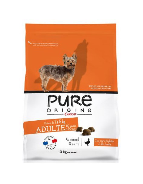 Croquette Chien Adulte Petit 3 Kg - Pure Origine Pure Origine Alimentation et croquette